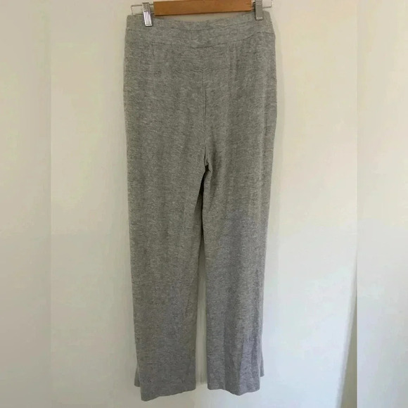 NWOT Calme Johnny Was Hachi Wide Leg Pant Gray Super Soft Knit Pull On Pant M - Picture 3 of 4